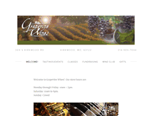 Tablet Screenshot of grapevinewinesandspirits.com